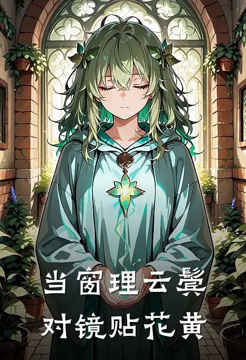 当窗理云鬓对镜贴花黄