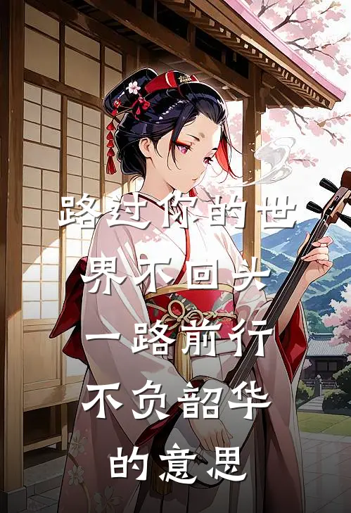 路过你的世界不回头,一路前行,不负韶华的意思