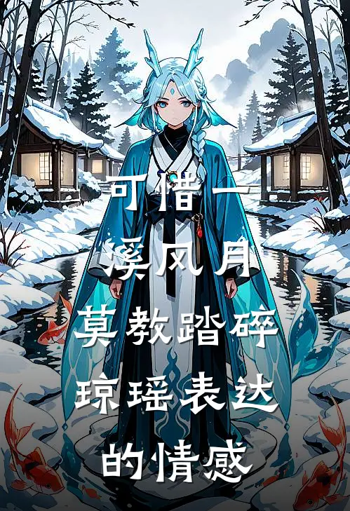 可惜一溪风月,莫教踏碎琼瑶表达的情感