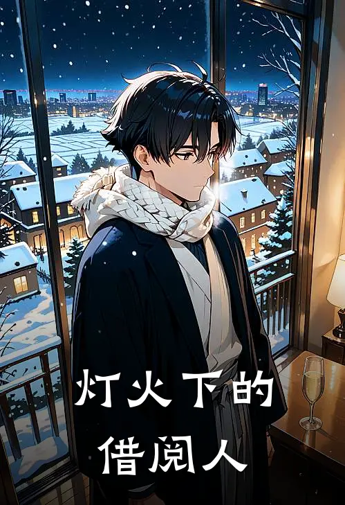 灯火下的借阅人